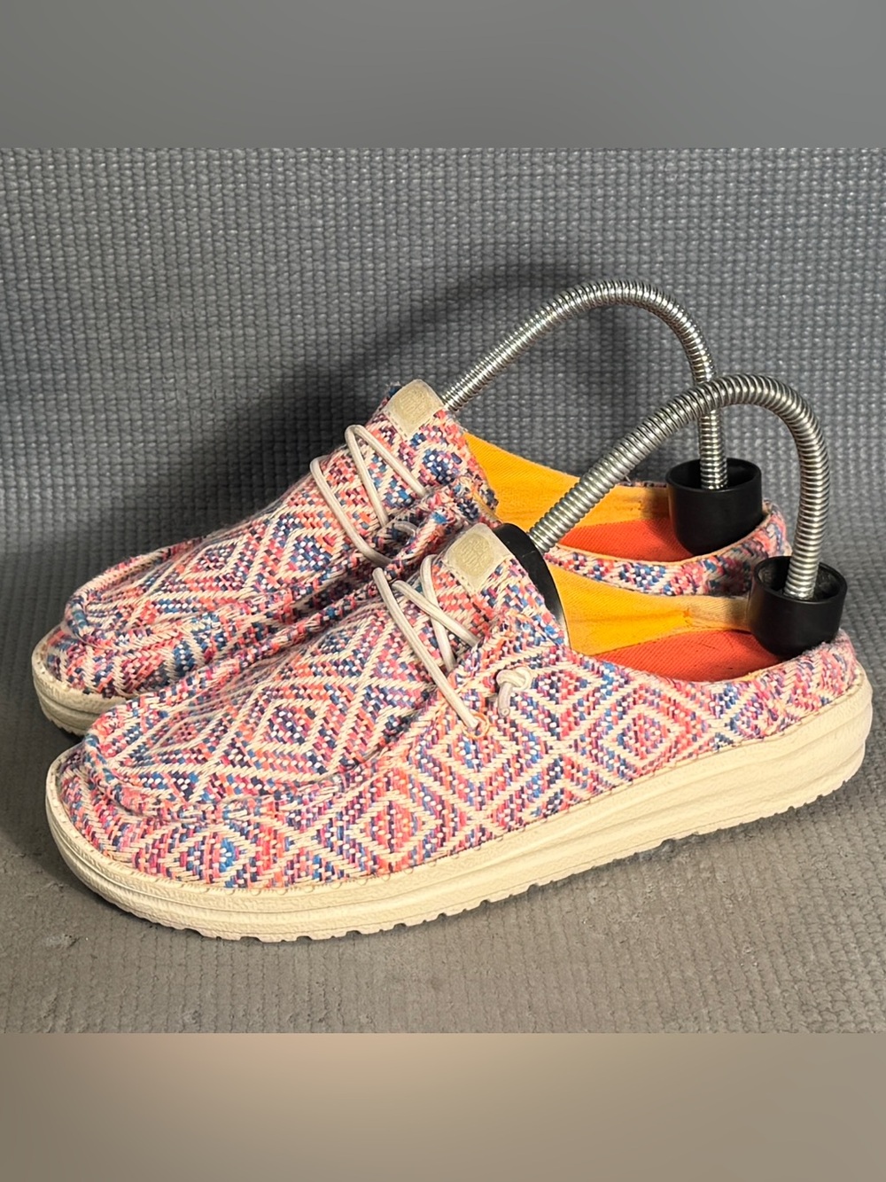 Hey Dude Wendy Slip Surf Baja Multicolor Comfort Shoes Women’s Size 6